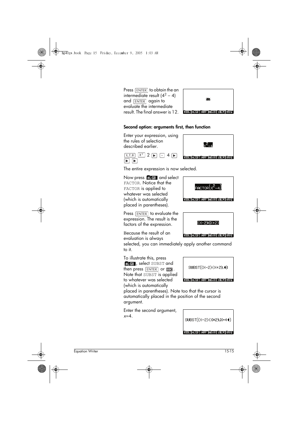 HP 40gs User Manual | Page 267 / 444