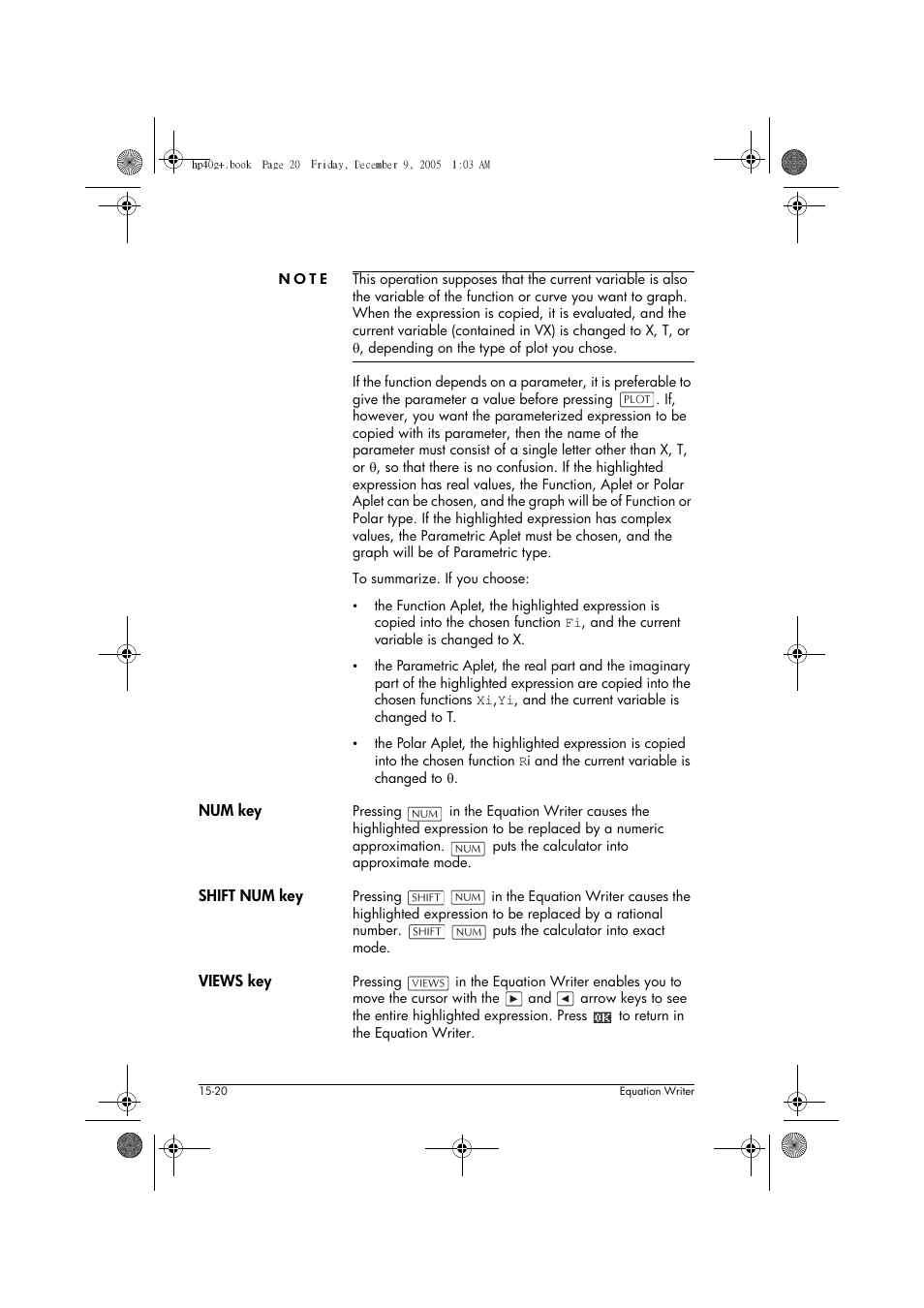 HP 40gs User Manual | Page 272 / 444