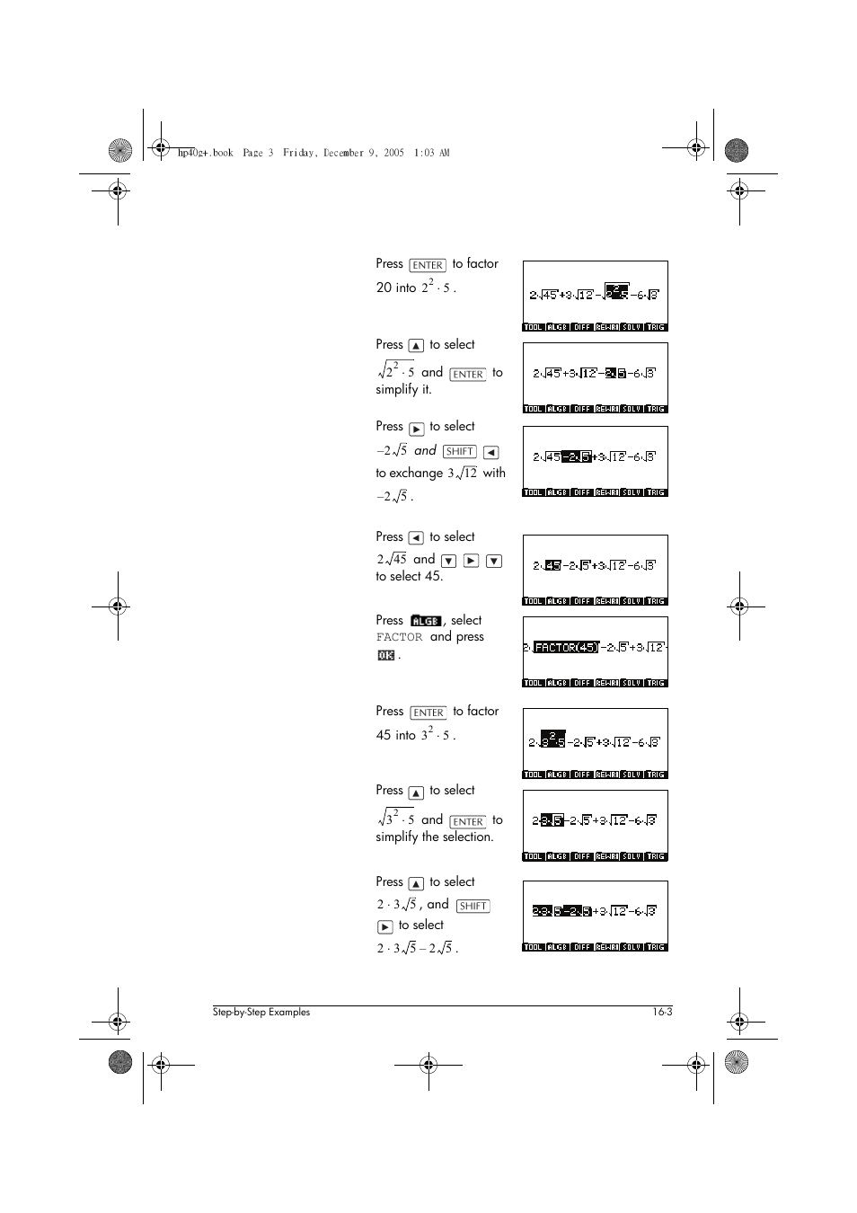 HP 40gs User Manual | Page 277 / 444