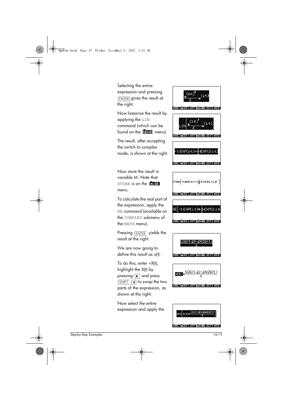 HP 40gs User Manual | Page 289 / 444