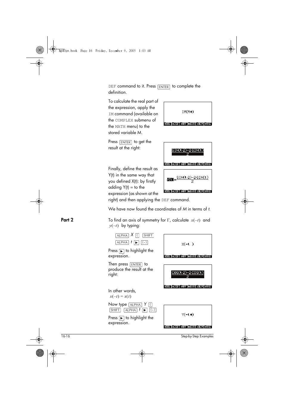 HP 40gs User Manual | Page 290 / 444