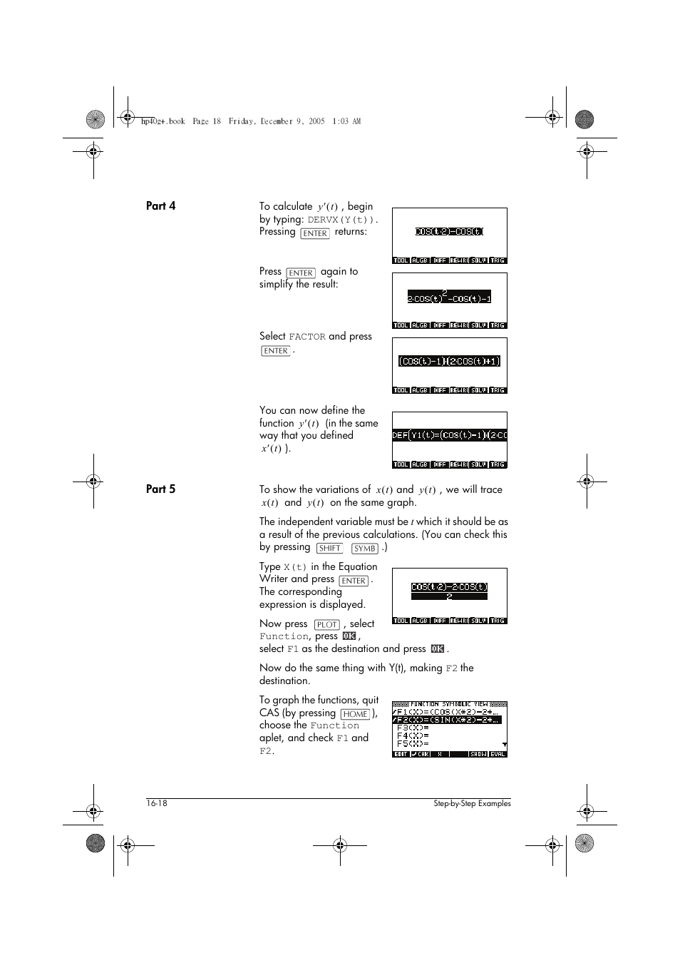 HP 40gs User Manual | Page 292 / 444