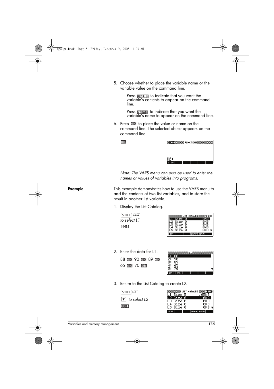 HP 40gs User Manual | Page 309 / 444