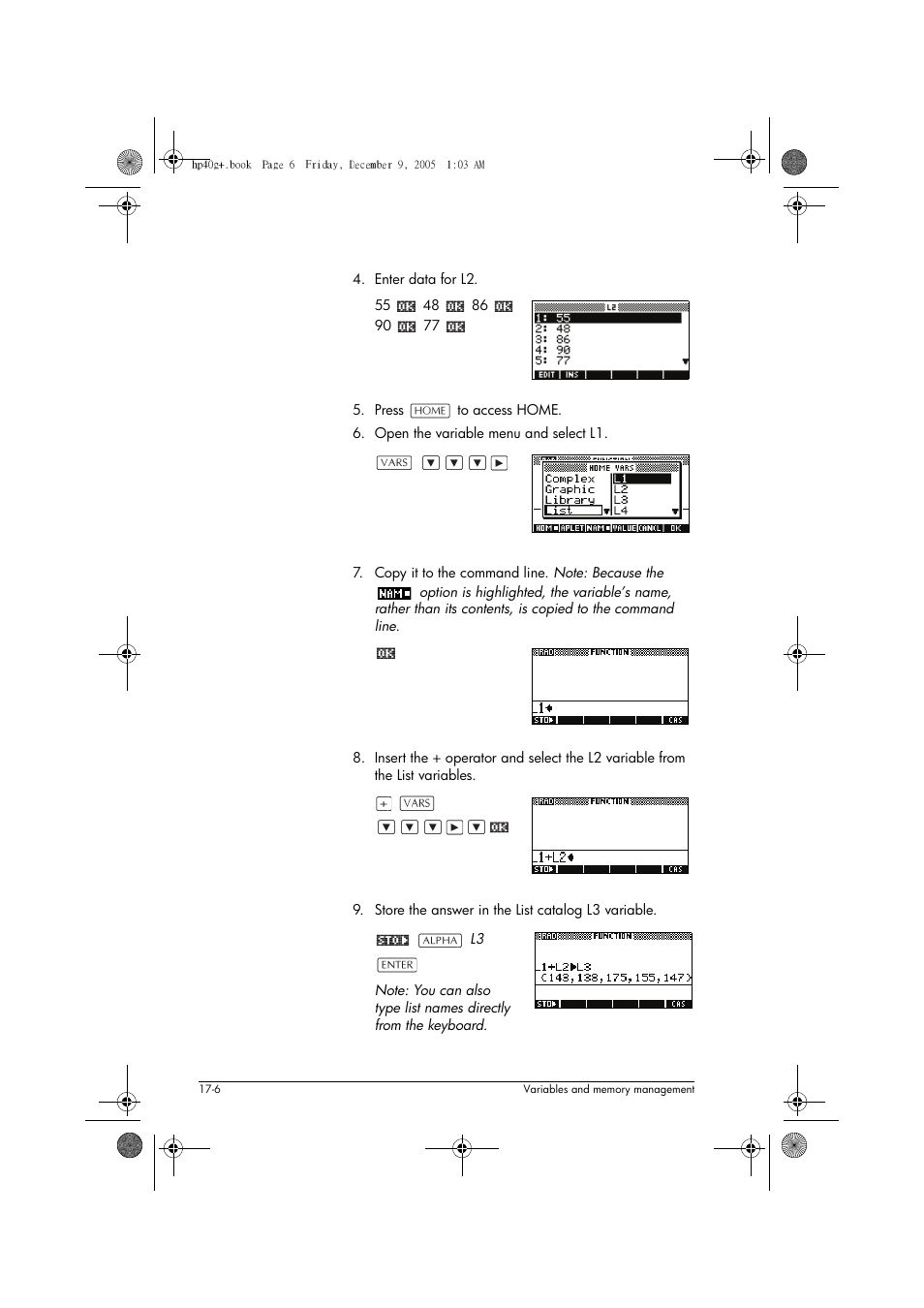 HP 40gs User Manual | Page 310 / 444