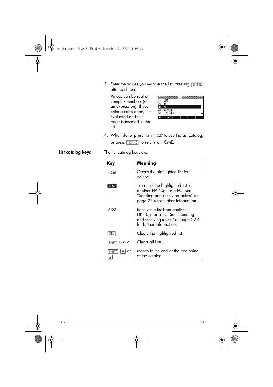 HP 40gs User Manual | Page 332 / 444