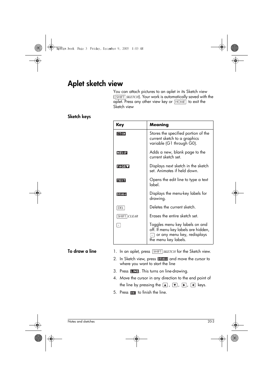 Aplet sketch view | HP 40gs User Manual | Page 343 / 444
