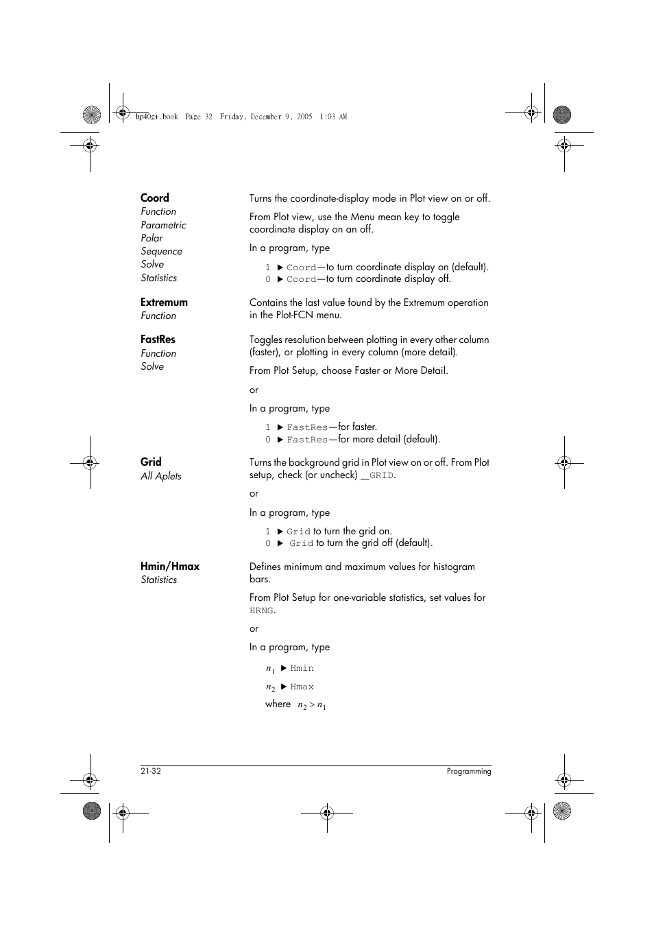 HP 40gs User Manual | Page 380 / 444