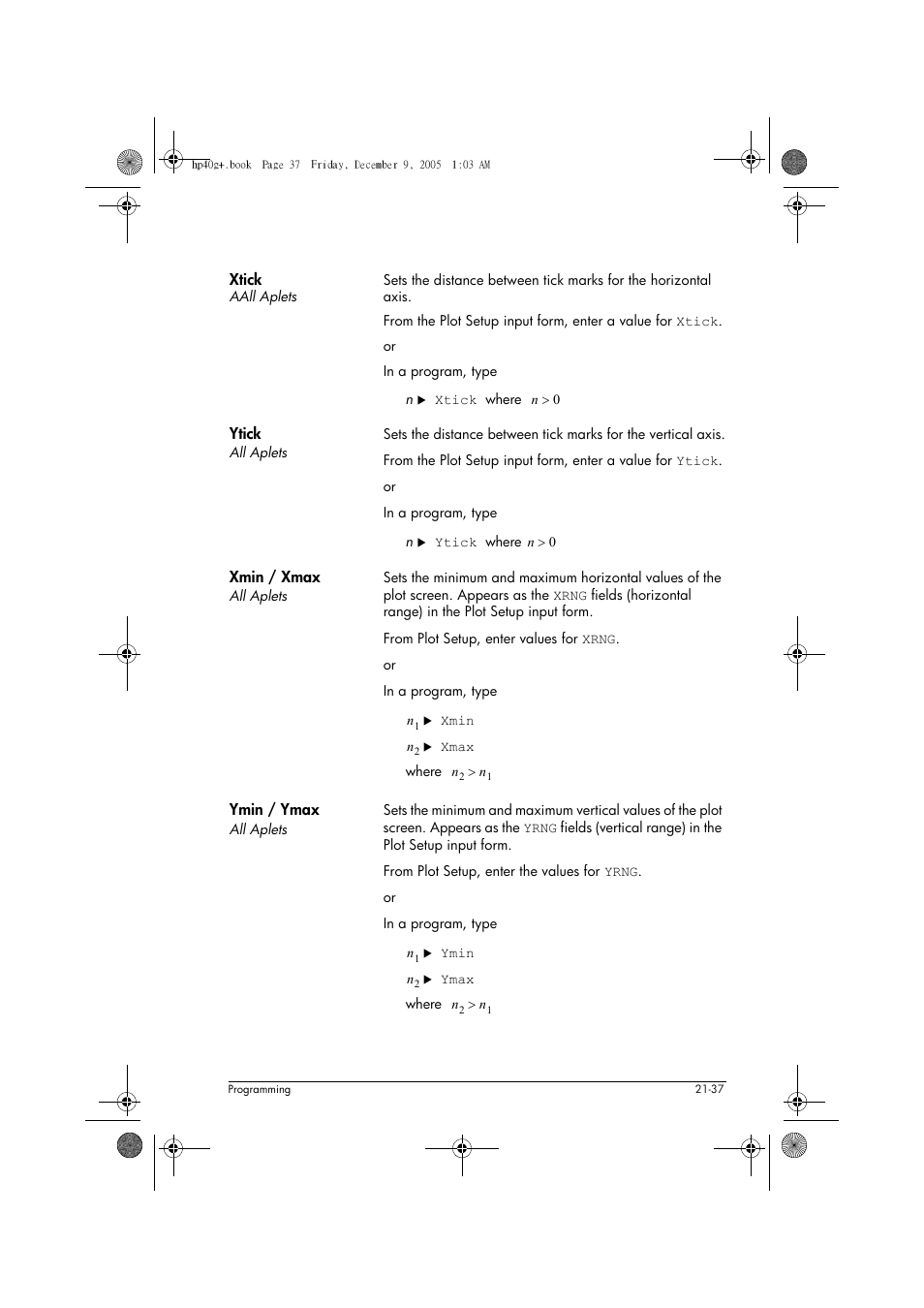 HP 40gs User Manual | Page 385 / 444