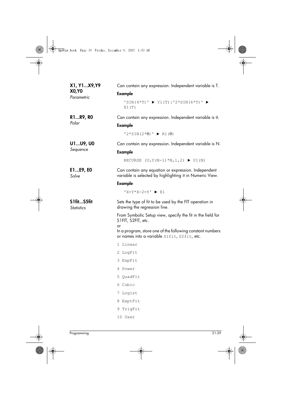 HP 40gs User Manual | Page 387 / 444