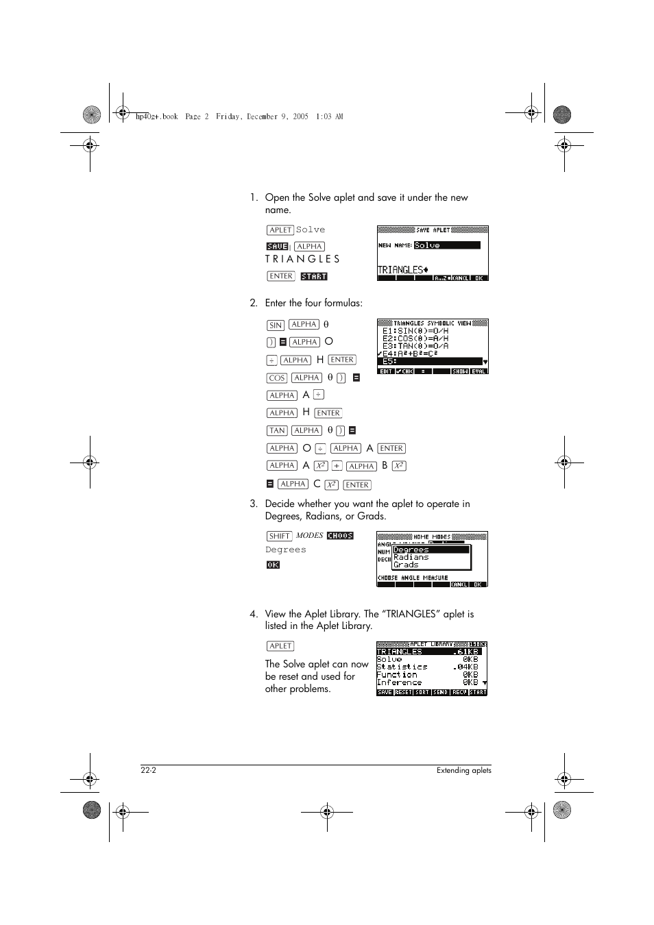 HP 40gs User Manual | Page 394 / 444