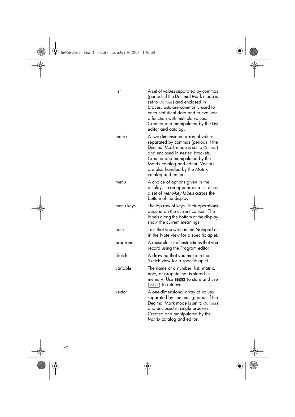 HP 40gs User Manual | Page 400 / 444