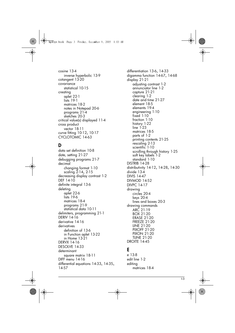 HP 40gs User Manual | Page 431 / 444