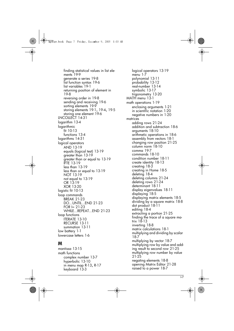 HP 40gs User Manual | Page 435 / 444