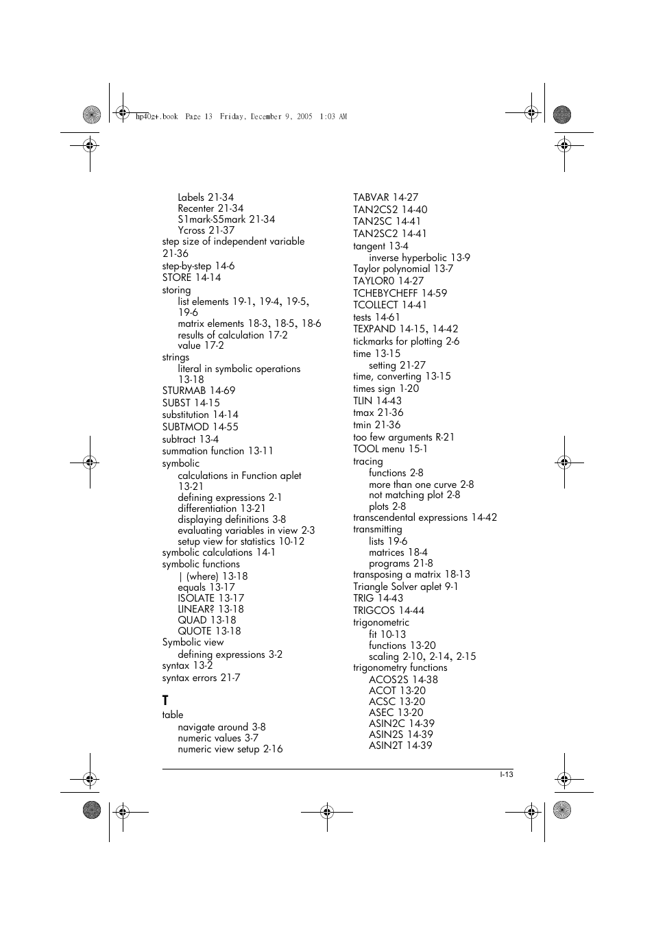 HP 40gs User Manual | Page 441 / 444