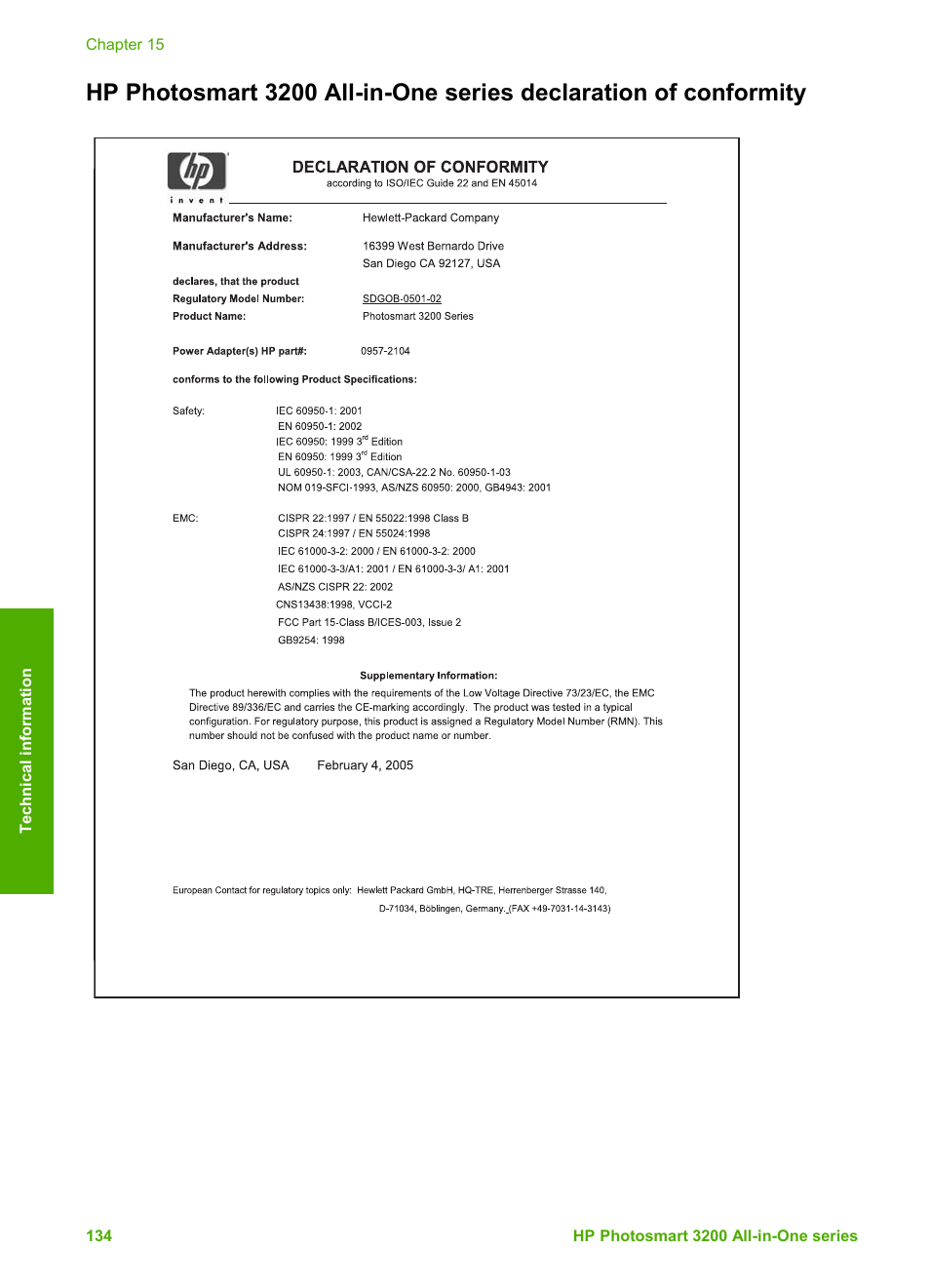 HP 3200 User Manual | Page 137 / 144