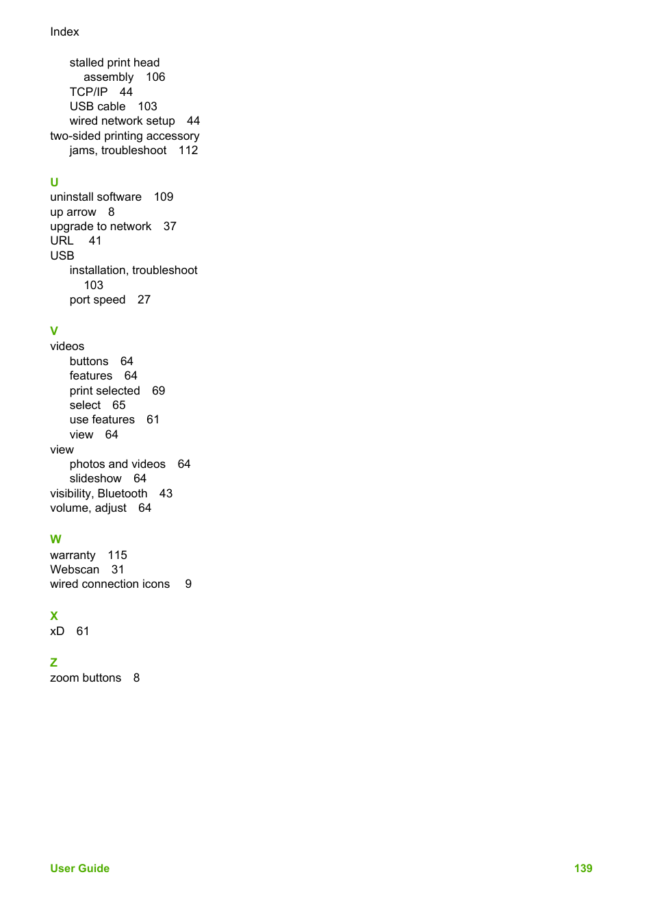 HP 3200 User Manual | Page 142 / 144