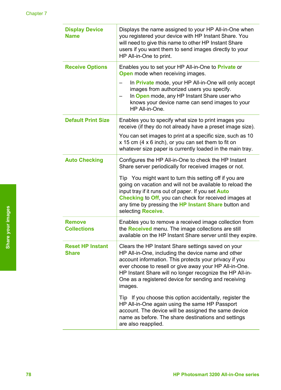 HP 3200 User Manual | Page 81 / 144