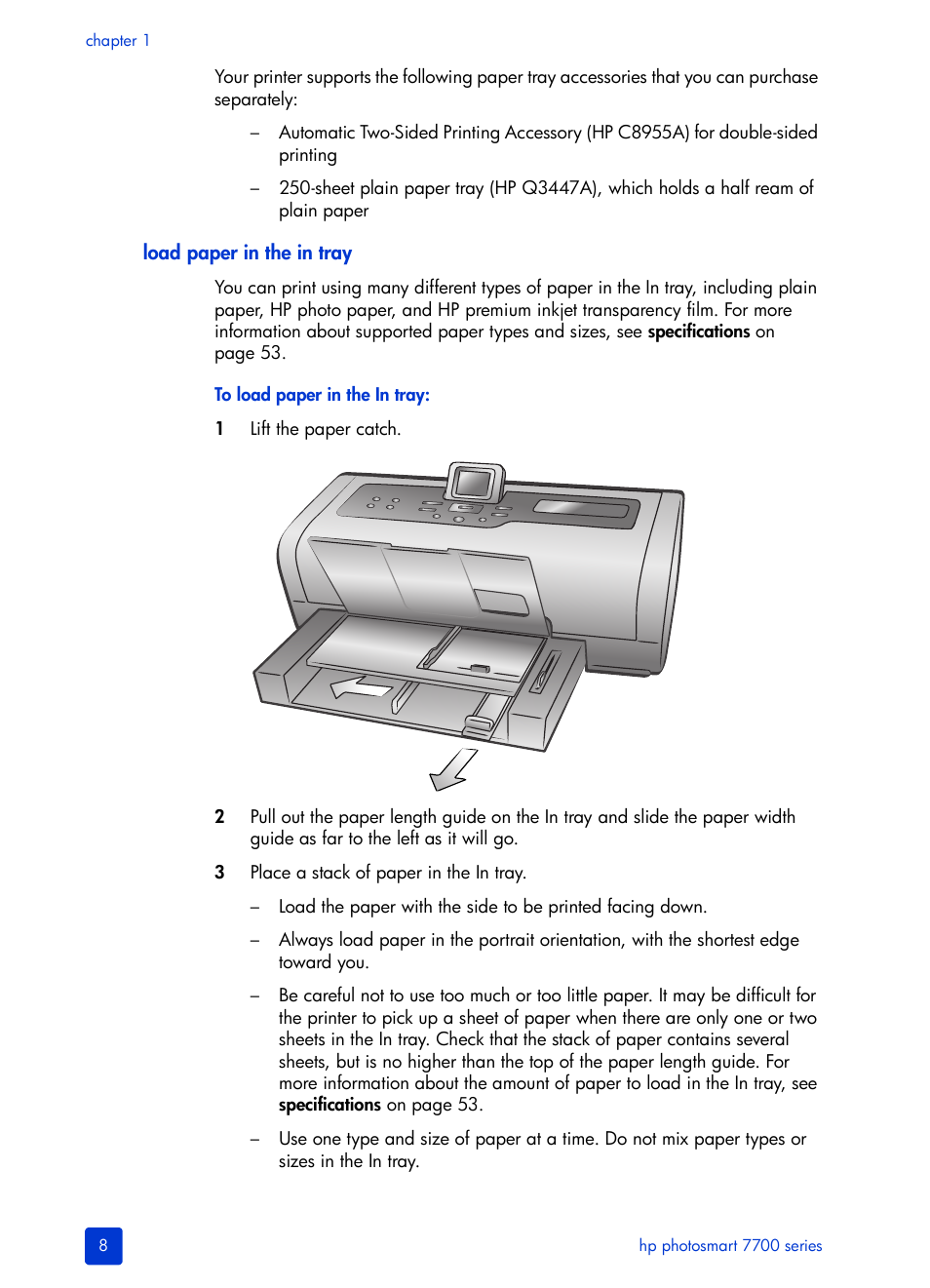 HP Photosmart 7700 User Manual | Page 12 / 64