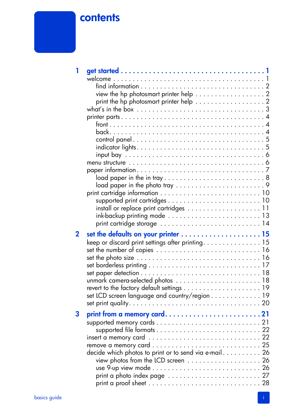 HP Photosmart 7700 User Manual | Page 3 / 64