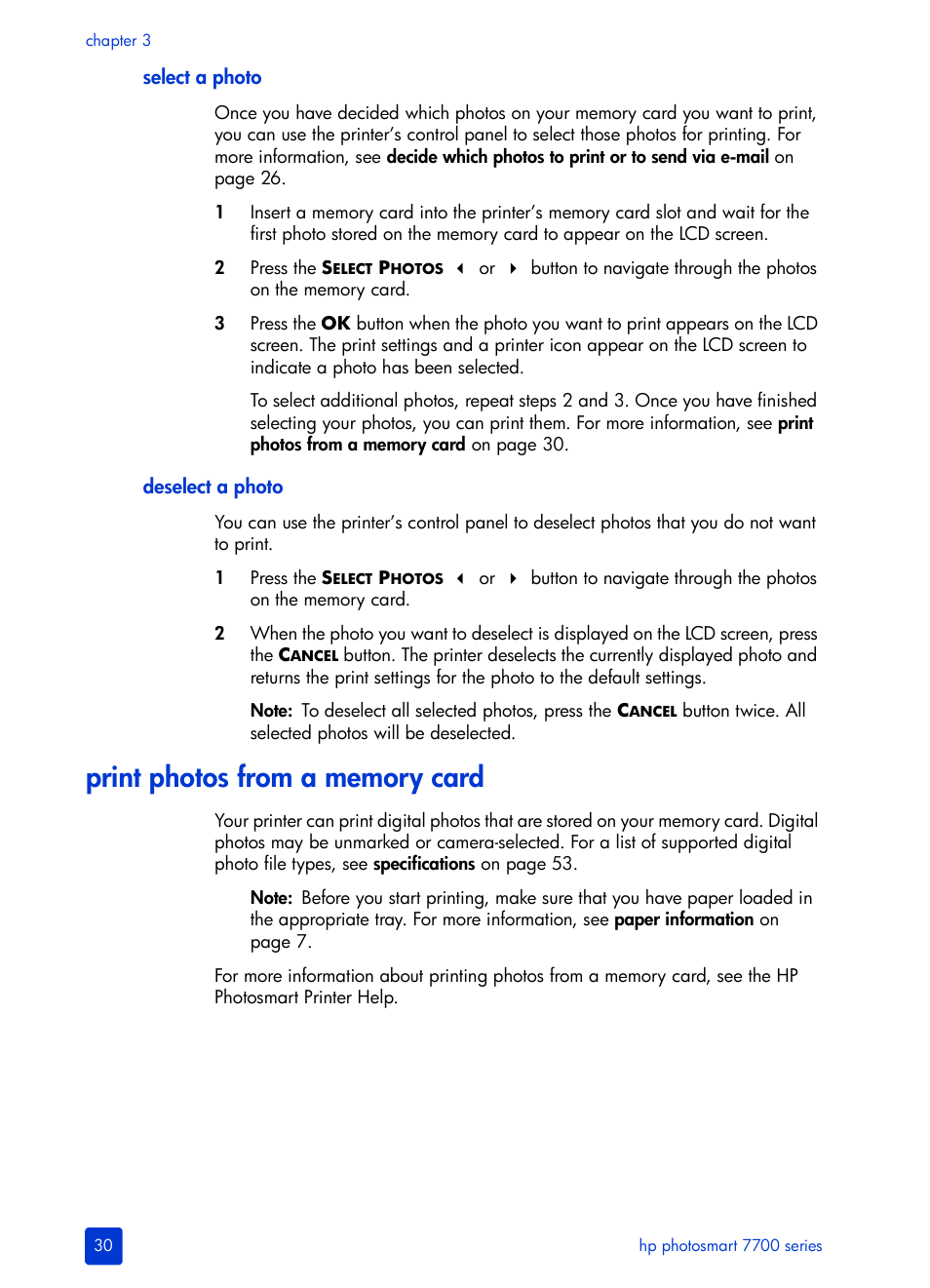 HP Photosmart 7700 User Manual | Page 34 / 64