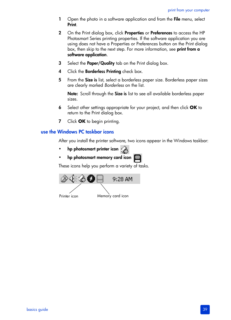 HP Photosmart 7700 User Manual | Page 43 / 64