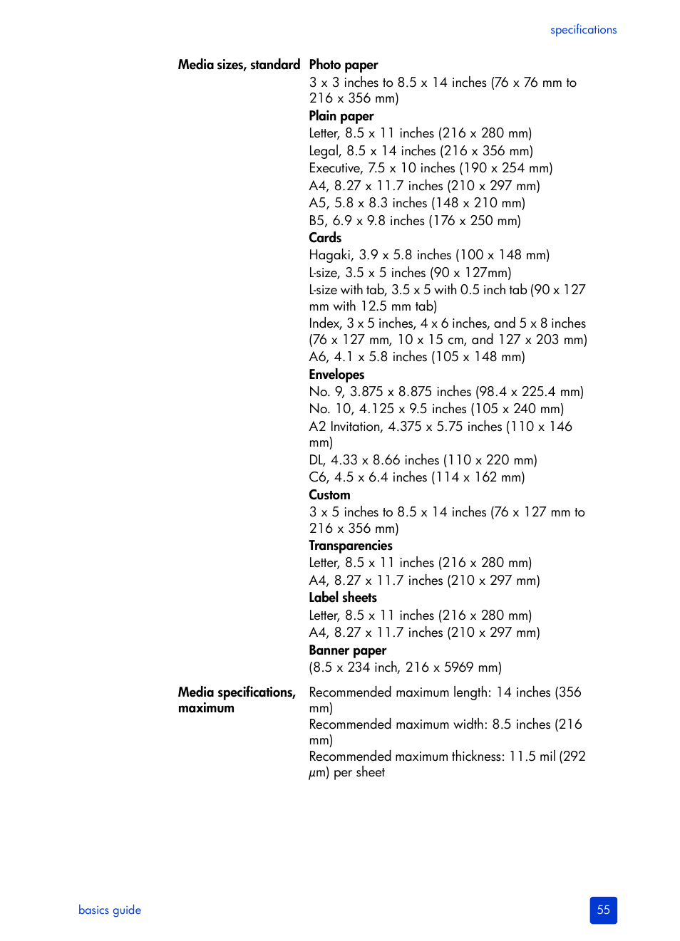 HP Photosmart 7700 User Manual | Page 59 / 64