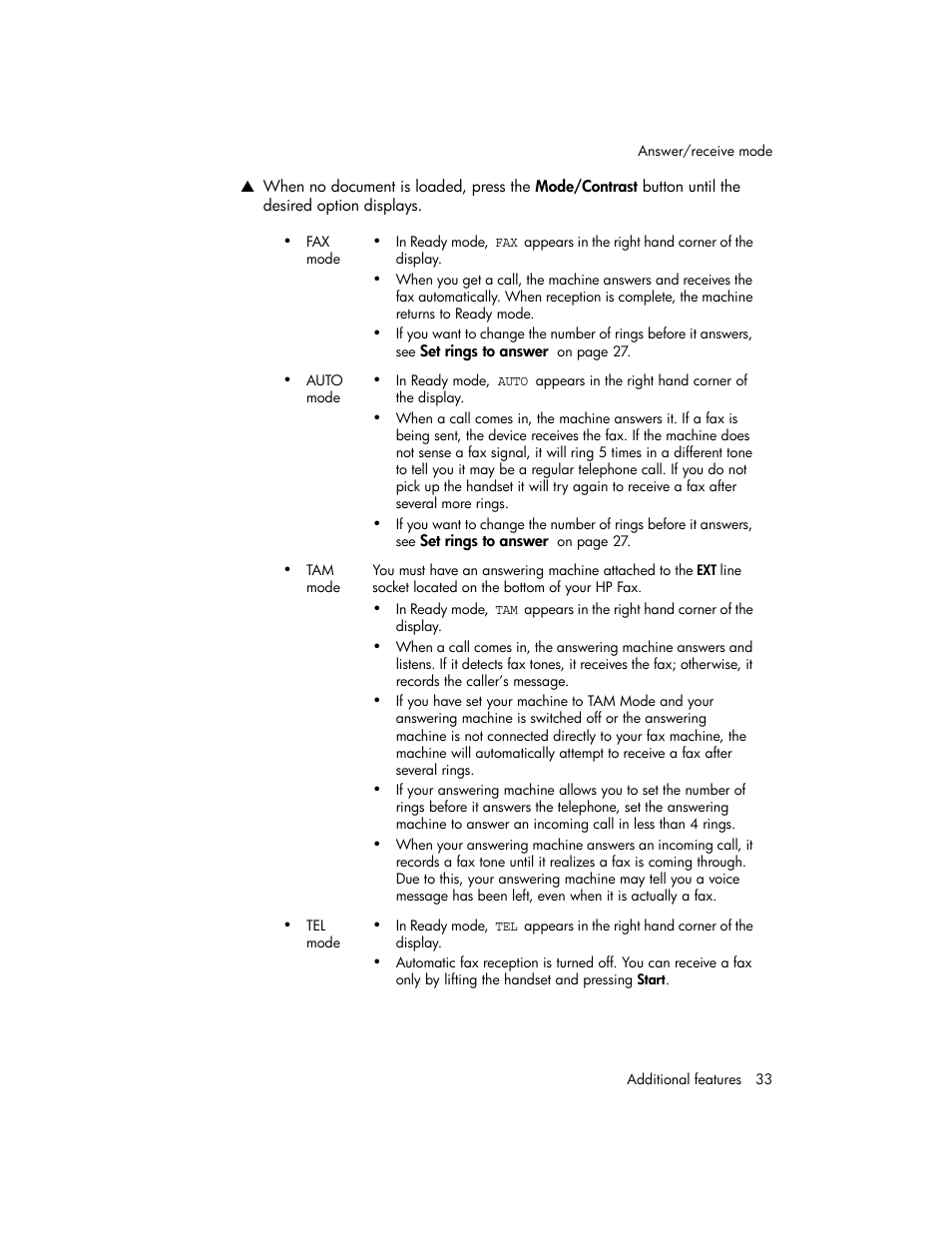 HP 600 User Manual | Page 41 / 86