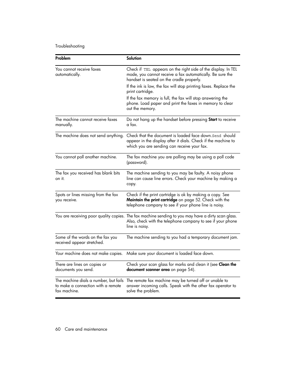 HP 600 User Manual | Page 68 / 86