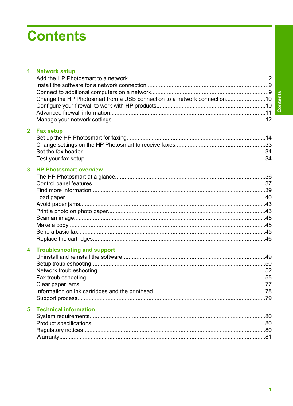 HP C309 User Manual | Page 3 / 85