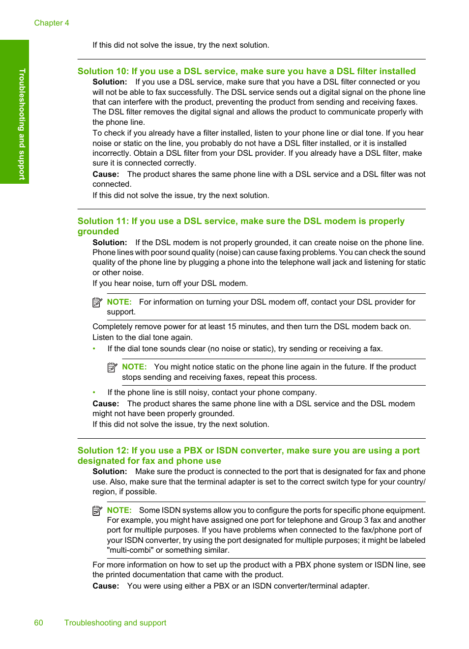 HP C309 User Manual | Page 62 / 85