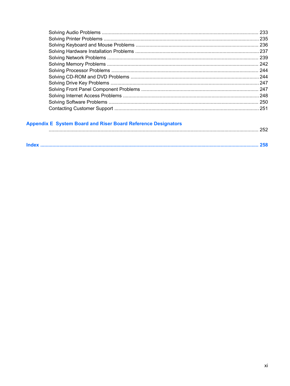 HP DC7800 User Manual | Page 11 / 276