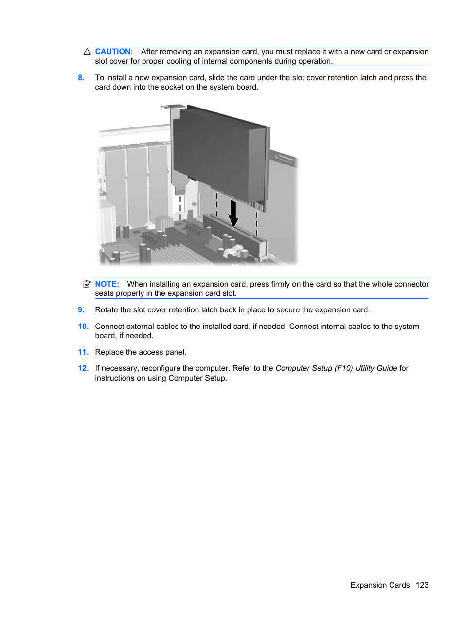 HP DC7800 User Manual | Page 135 / 276