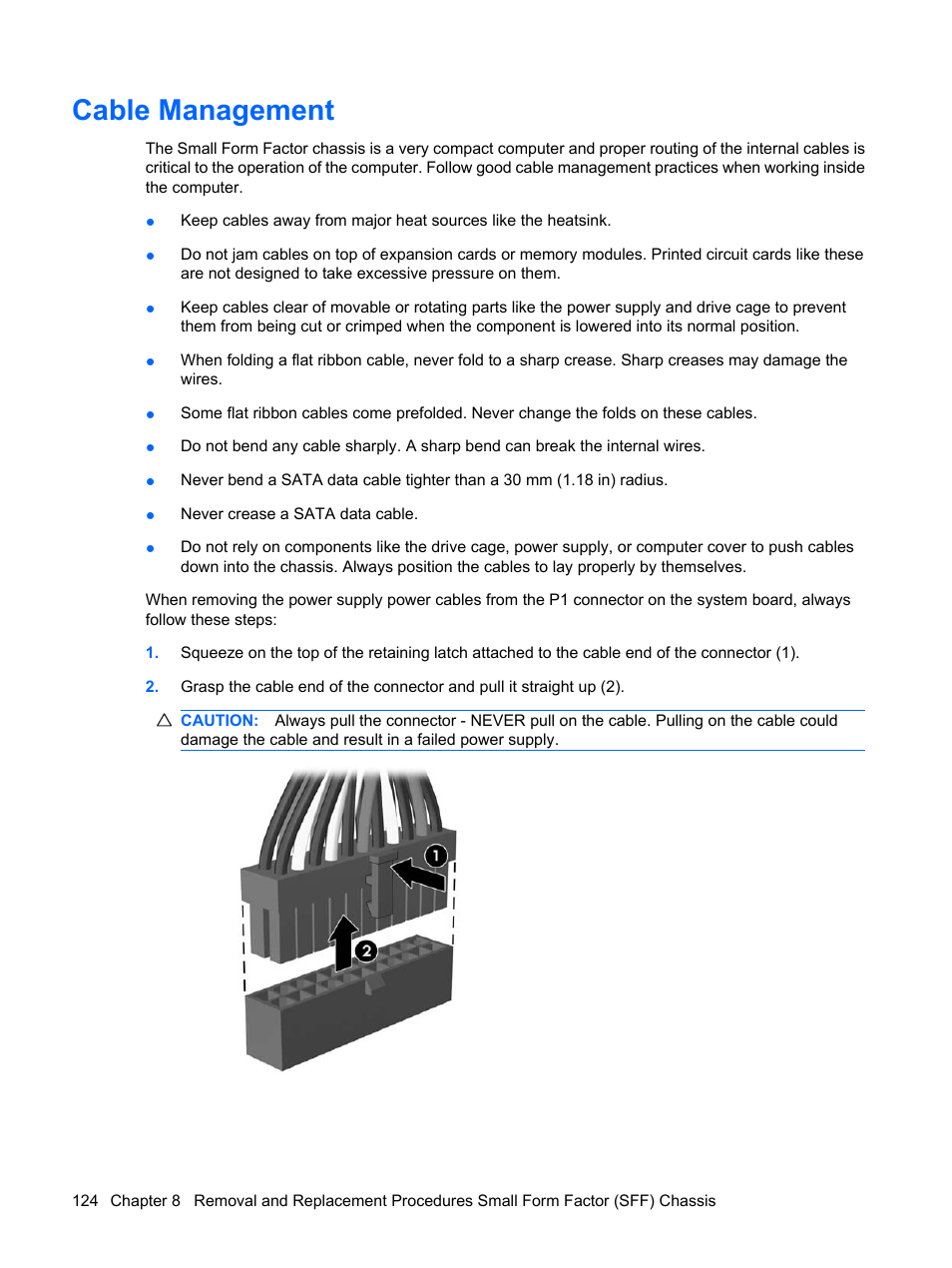 Cable management | HP DC7800 User Manual | Page 136 / 276