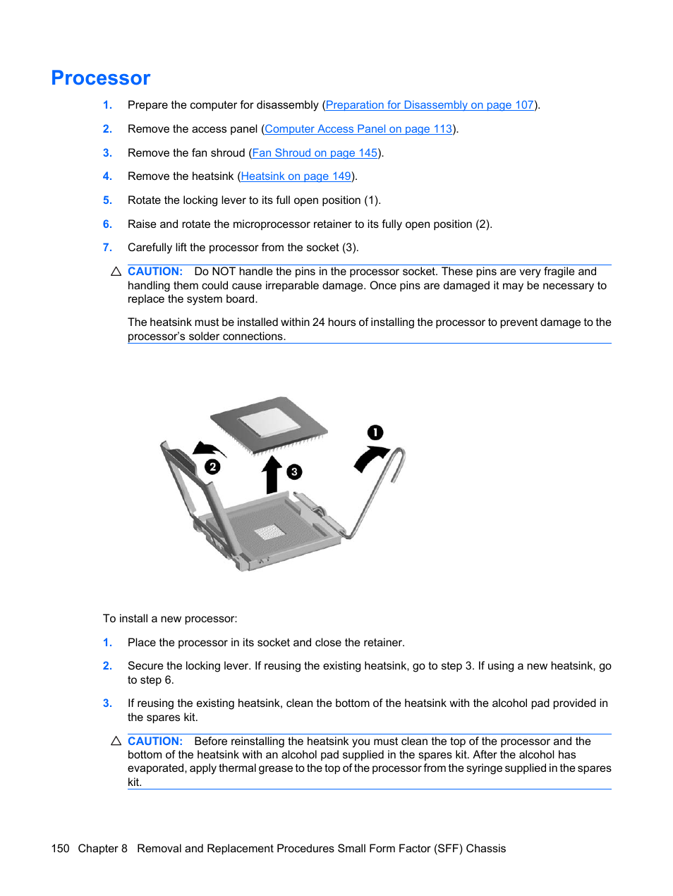 Processor | HP DC7800 User Manual | Page 162 / 276