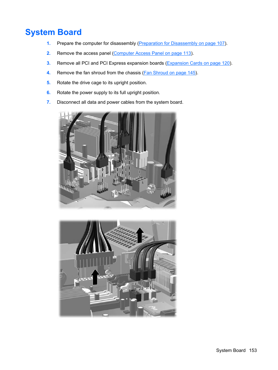 System board | HP DC7800 User Manual | Page 165 / 276