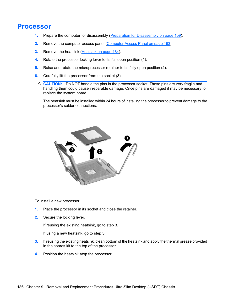 Processor | HP DC7800 User Manual | Page 198 / 276