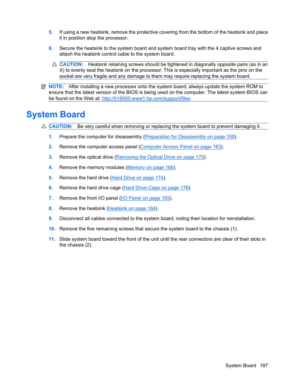 System board | HP DC7800 User Manual | Page 199 / 276