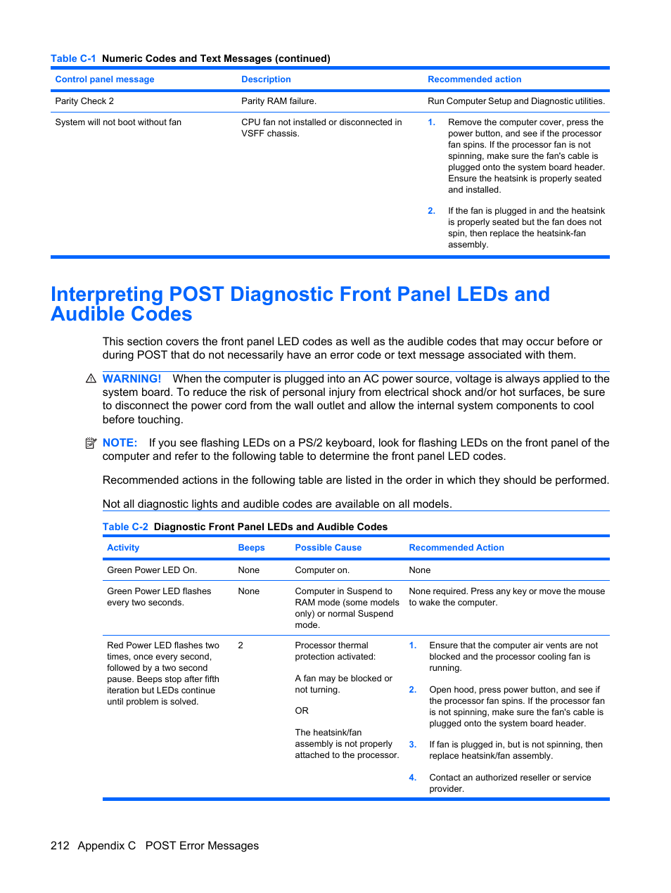 HP DC7800 User Manual | Page 224 / 276