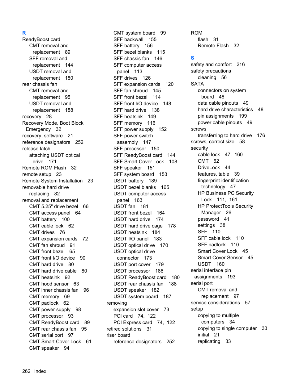 HP DC7800 User Manual | Page 274 / 276