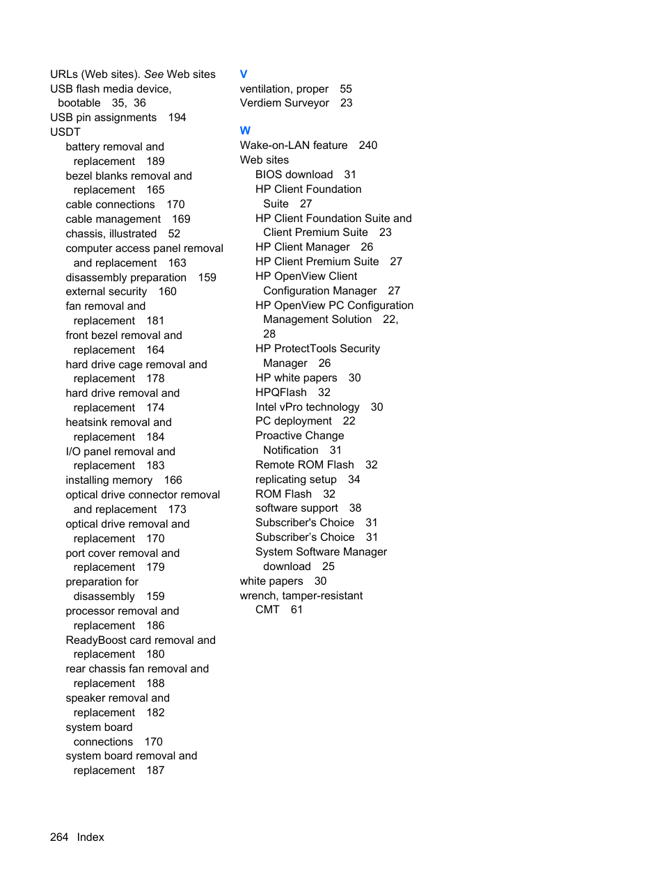 HP DC7800 User Manual | Page 276 / 276