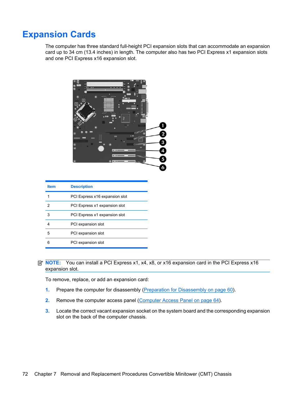 Expansion cards | HP DC7800 User Manual | Page 84 / 276