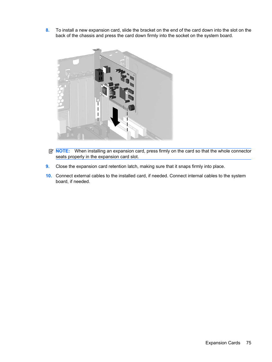 HP DC7800 User Manual | Page 87 / 276