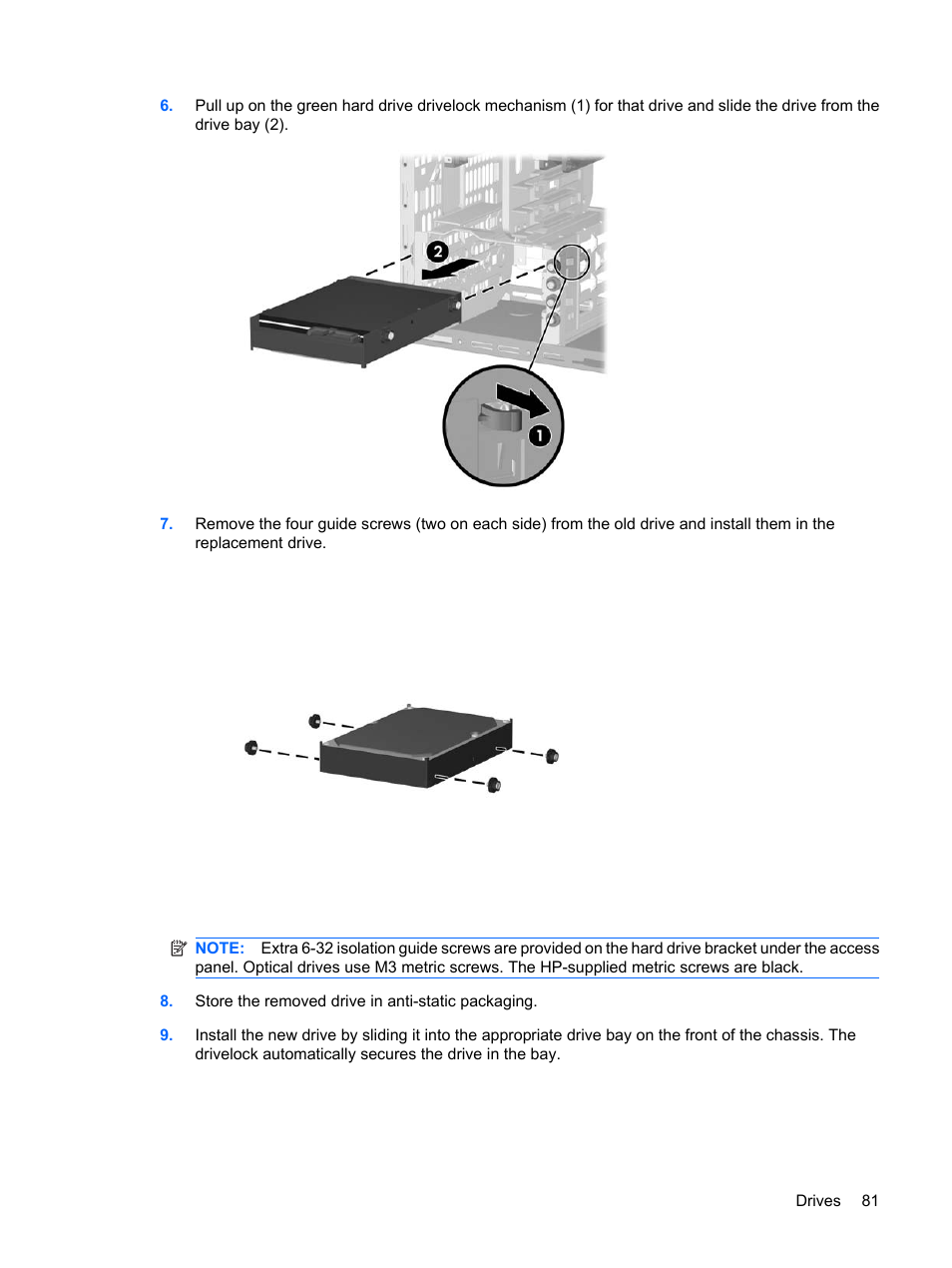 HP DC7800 User Manual | Page 93 / 276