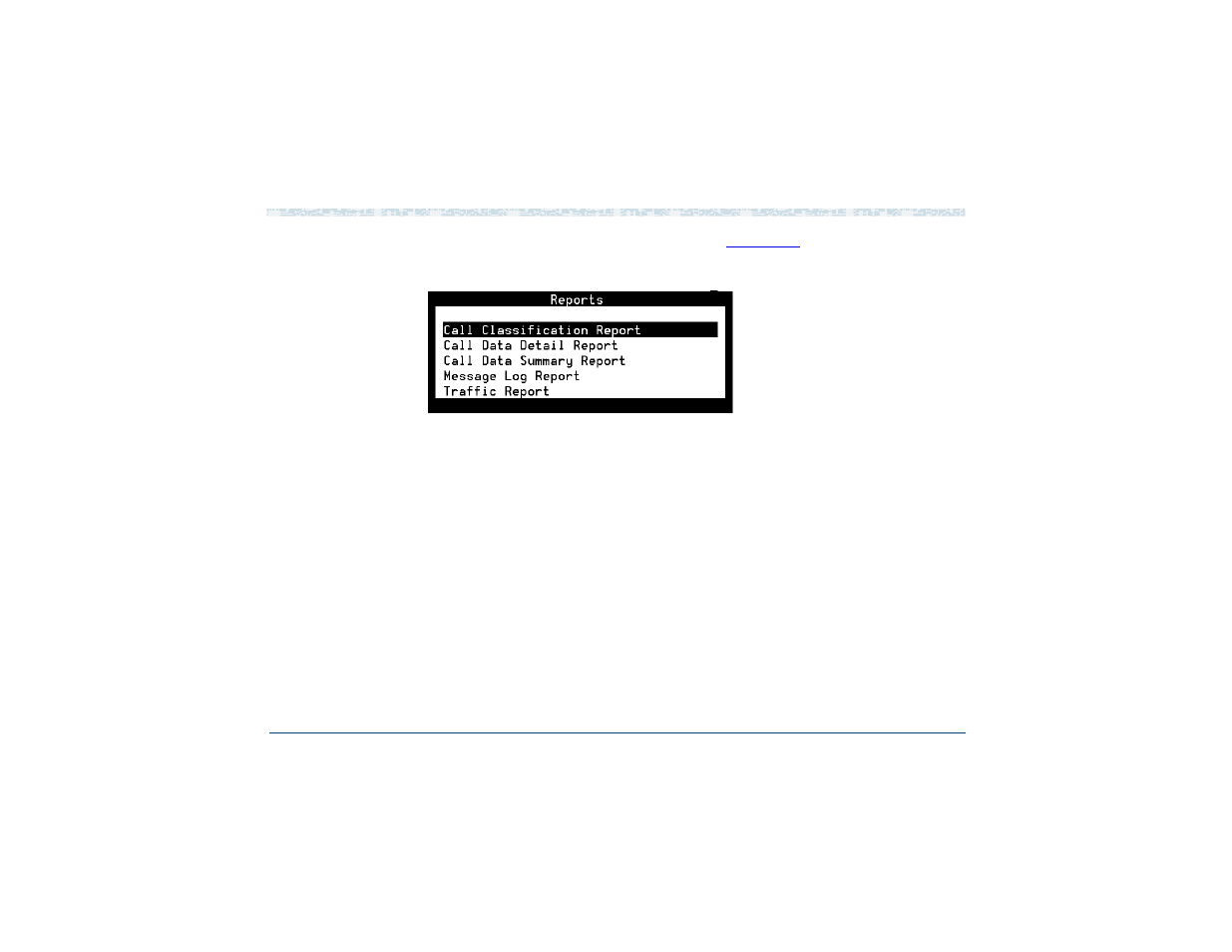 Call classification report | HP R4.2 User Manual | Page 349 / 745