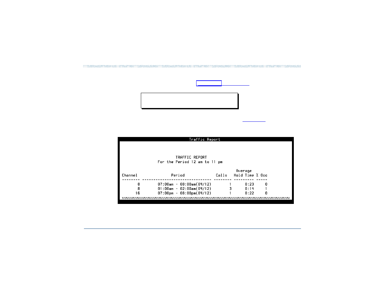Displaying the traffic report | HP R4.2 User Manual | Page 392 / 745