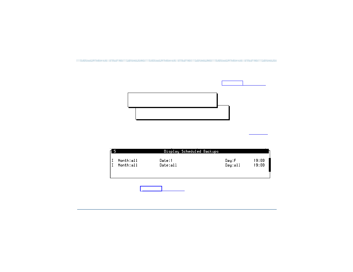 Display scheduled backups | HP R4.2 User Manual | Page 81 / 745