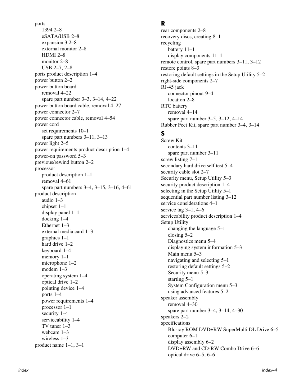 HP HDX 16 User Manual | Page 145 / 146