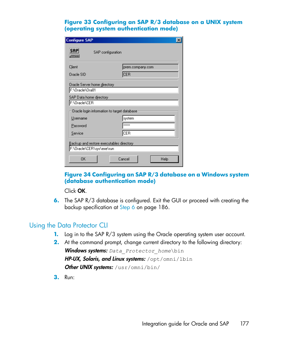 Using the data protector cli | HP A.06.11 User Manual | Page 177 / 344