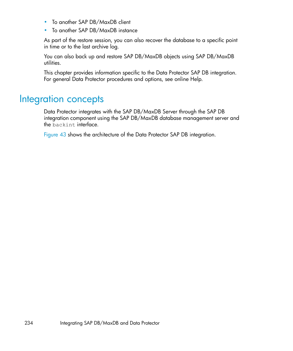 Integration concepts | HP A.06.11 User Manual | Page 234 / 344