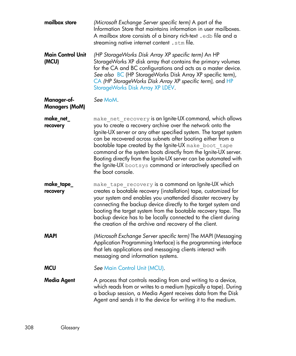 Main, Control unit, Main control unit | HP A.06.11 User Manual | Page 308 / 344